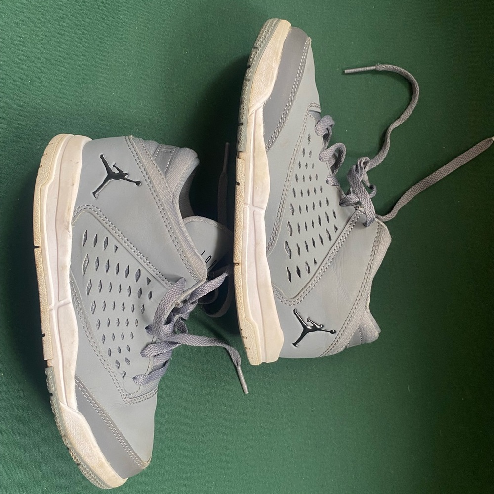 Jordan Gray Sneakers - Size 13 Kids